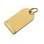 CombiCraft Shiny Brass Hotel Key Chain Pigalle with key ring