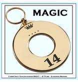 CombiCraft Brass Hotel Hotel Key Chain Magic with key ring