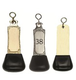 CombiCraft Brass Hotel Key Chain Rustique with S-hook