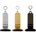 CombiCraft Emperor Hotel Key Chain Aluminum 80x23mm in Silver, Gold or Bronze finish with S-hook
