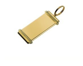 Brass Hotel Keychains