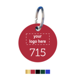 CombiCraft Numbered Key Tags Aluminium Coloured with logo and number engraving