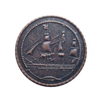 Old Antique Bronze Die Cast Coins