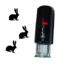 CombiCraft Self-inkt Stamp or Stamper of a Rabbit 10mm / 0.39" round with black inkt