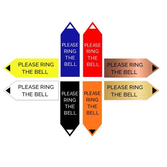 Please Ring Bell Twice Landscape - Wall Sign