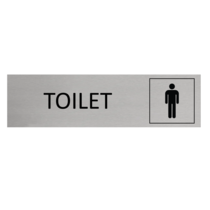 Aluminium Sign Men's Toilet