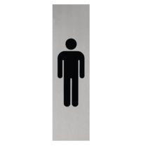 Aluminium Sign Pictogram Men test