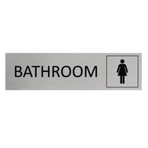 Aluminium Sign Women's Bathroom