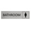 CombiCraft Aluminium Door Sign Women's Bathroom 165x45mm / 6.5''x1.77'' with tape