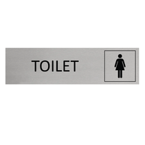 Aluminium Sign Women's Toilet