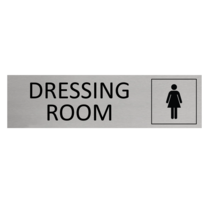 Aluminium Sign Women Dressing Room