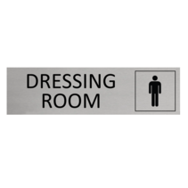 Aluminium Sign Men Dressing Room