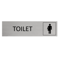 Aluminium Sign All-Gender Toilet