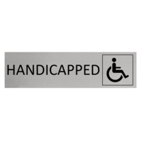 Aluminium Sign Handicapped