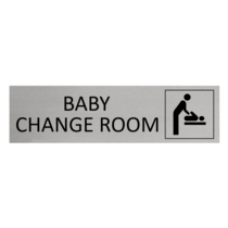 Aluminium Sign Baby Change Room