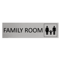 Aluminium Sign Family Room