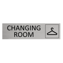 Aluminium Sign Changing Room