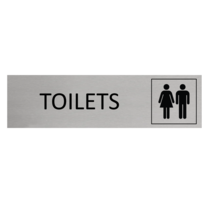 Aluminium Sign Toilets
