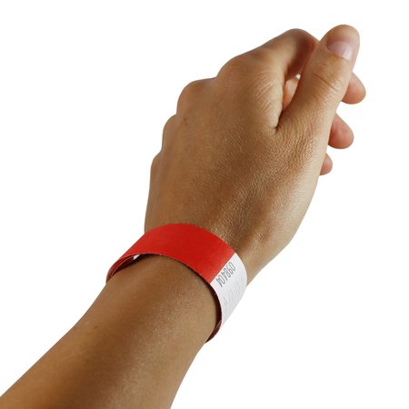 TYVEK© Blank Tyvek© Paper Wristbands in various colours - 100 pcs