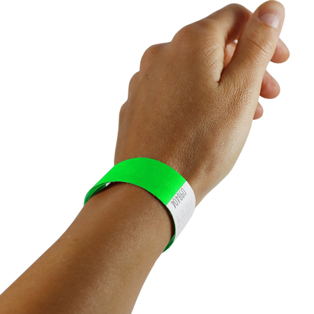 TYVEK© Blank Tyvek© Paper Wristbands 10 Color Mix - 100 pcs