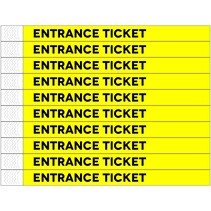 Entrance Ticket Wristbands