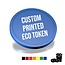 CombiCraft Small Quantity: ECO Potato Starch Tokens Ø29mm with your own printing - per 100 pieces