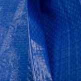 4 × 6m PE Gewebeplane Bauplane blau 250 g/m2
