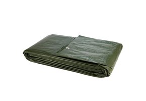 8x10 PE Gewebeplane grün 250 g/m2