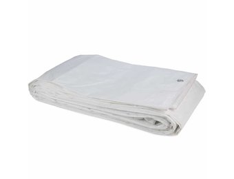 10x12 PE Gewebeplane weiß 250 g/m2