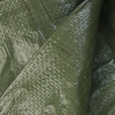 3x4 m PE Gewebeplane grün 100 g/m2 – Ösen alle 100 cm, REACH-zertifiziert