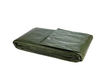 10x15 PE Gewebeplane grün 100 g/m2