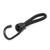 Elastischer Spanner 6mm Spin Haken 13cm schwarz belastbar bis 15KG PP