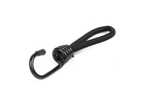 Elastischer Spanner 6mm Spin Haken 13cm schwarz belastbar bis 15KG PP