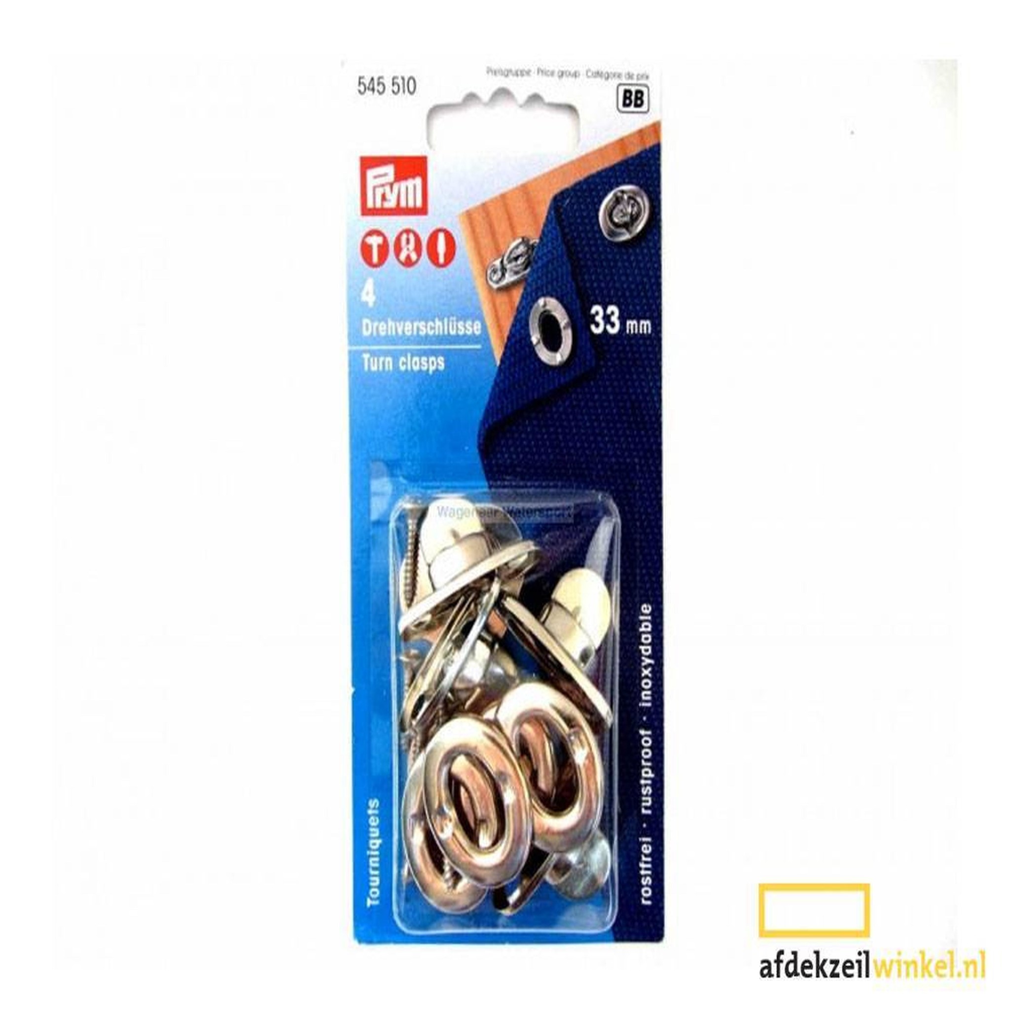 Drehverschlüsse Prym 33mm Set