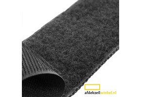 Klettverschluss 20mm selbstklebender Haken schwarz bestehend aus Acryl