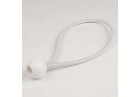 Elastischer Spanner weiß 6mm 18cm mit Ball