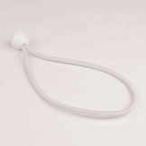 Elastischer Spanner weiß 6mm 18cm mit Ball