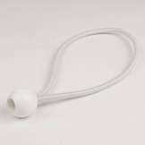 Elastischer Spanner weiß 6mm 18cm mit Ball