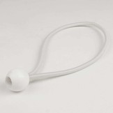 Elastischer Spanner weiß 6mm 25cm mit Ball