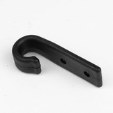 10x Karosserie Haken aus Nylon Hunststoff schwarz