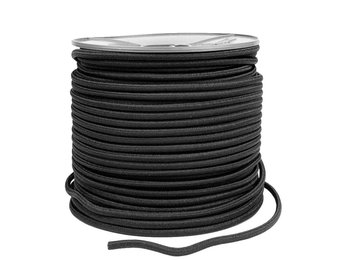 Expander Planenseil 6mm schwarz Rolle: 100 Meter Multi PE