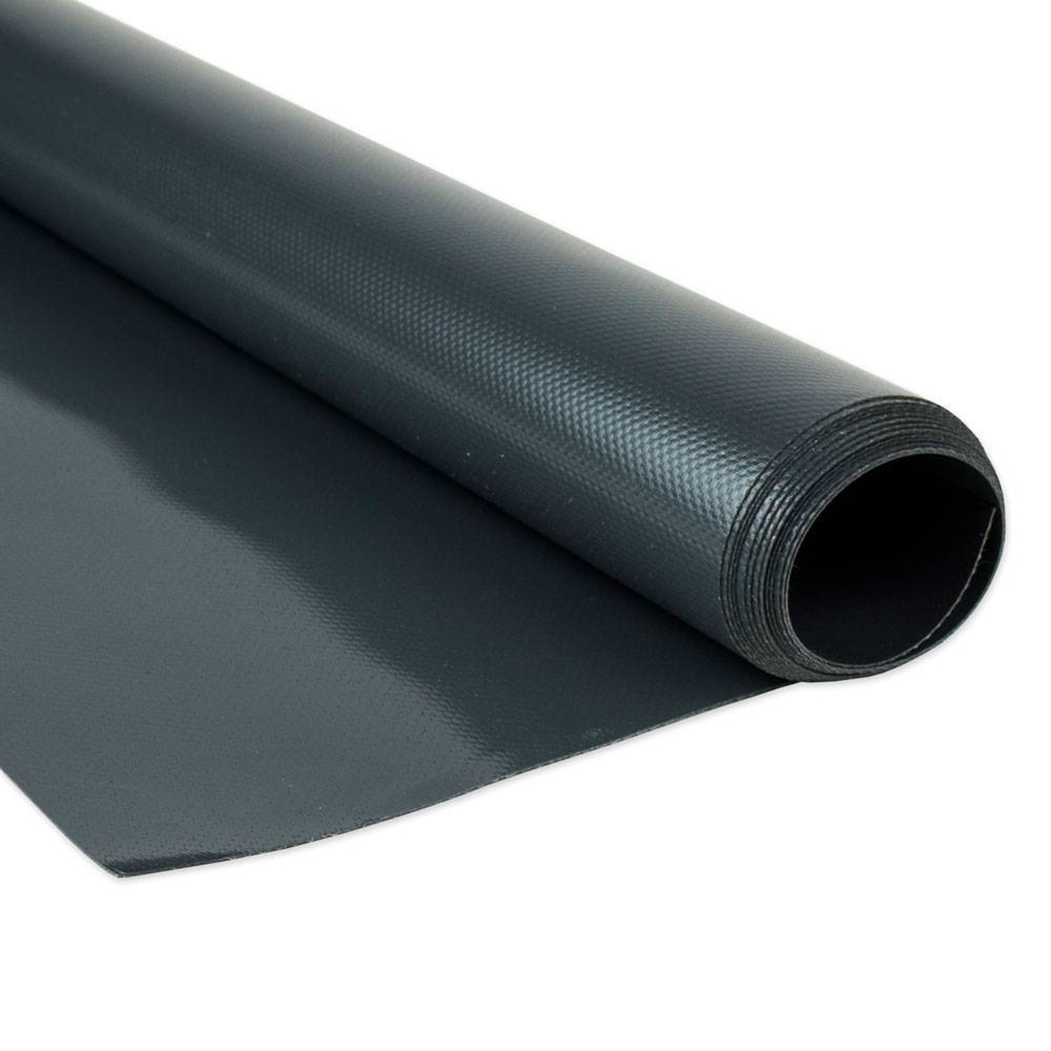 PVC Plane 650 g/m2 – 250 cm breit, anthrazit RAL 7024, Meterware von der Rolle
