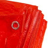 Plane PE Orange 4x5 BauPlane Gewebeplane 100 g/m2 Polyethylen