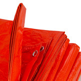 Plane PE Orange 6x10 BauPlane Gewebeplanen 100 g/m2 Polyethylen