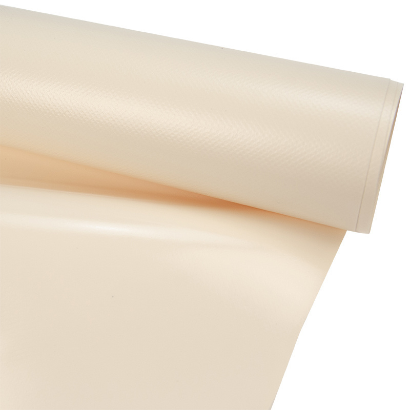 PVC Plane 650 g/m2 – 250 cm breit, creme, Meterware von der Rolle
