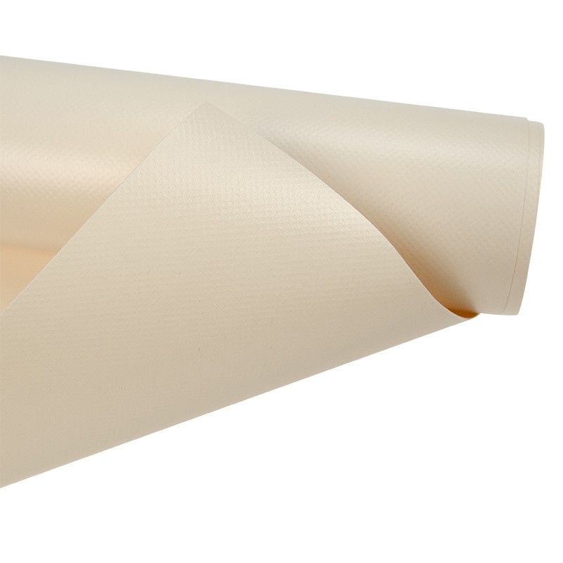 PVC Plane 650 g/m2 – 250 cm breit, creme, Meterware von der Rolle