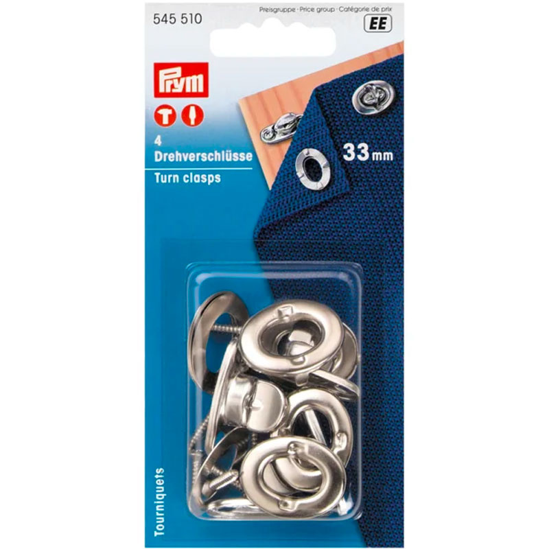 Drehverschlüsse Prym 33mm Set