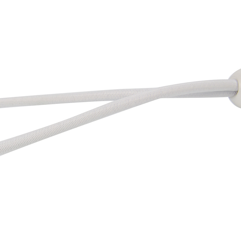 Elastischer Spanner weiß 6mm 18cm mit Ball