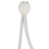 Elastischer Spanner weiß 6mm 18cm mit Ball