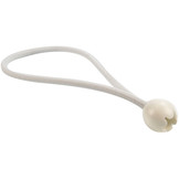 Elastischer Spanner weiß 6mm 25cm mit Ball